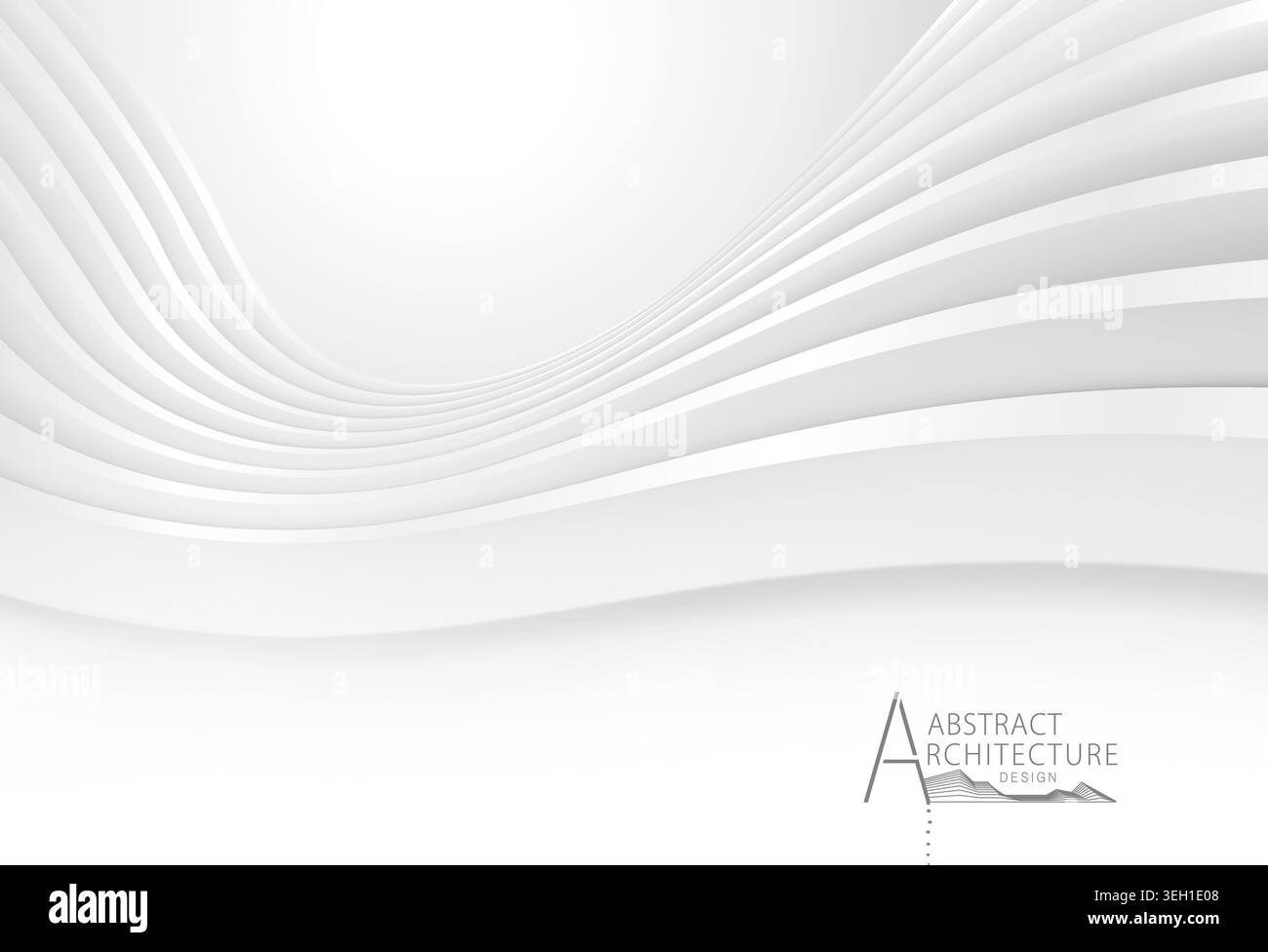 Abstract Construction White Background Stock Vector