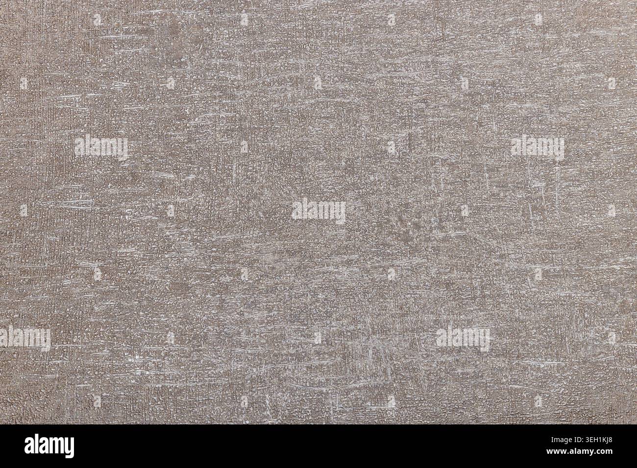 Beige textured wallcovering background with subtle horizontal lines Stock Photo