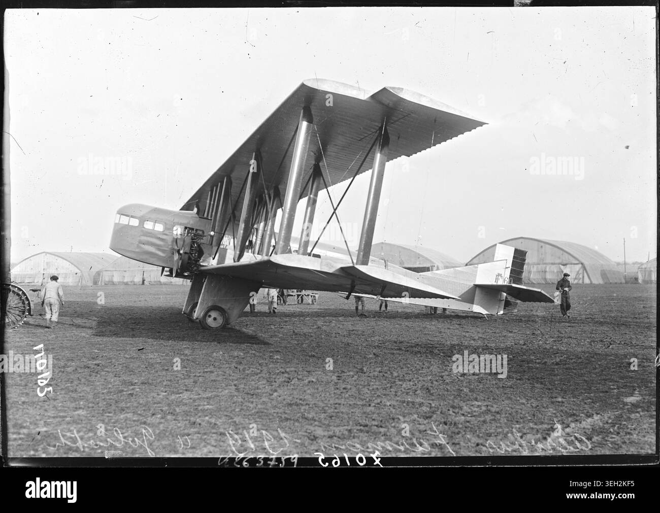 In 1919 in France, the Farman Goliath biplane, an early long-distance ...