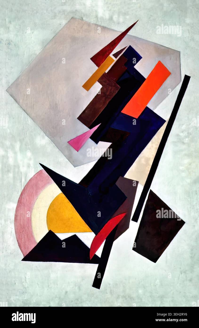 Colour Composition, 1914 by Olga Rozanova Stock Vector