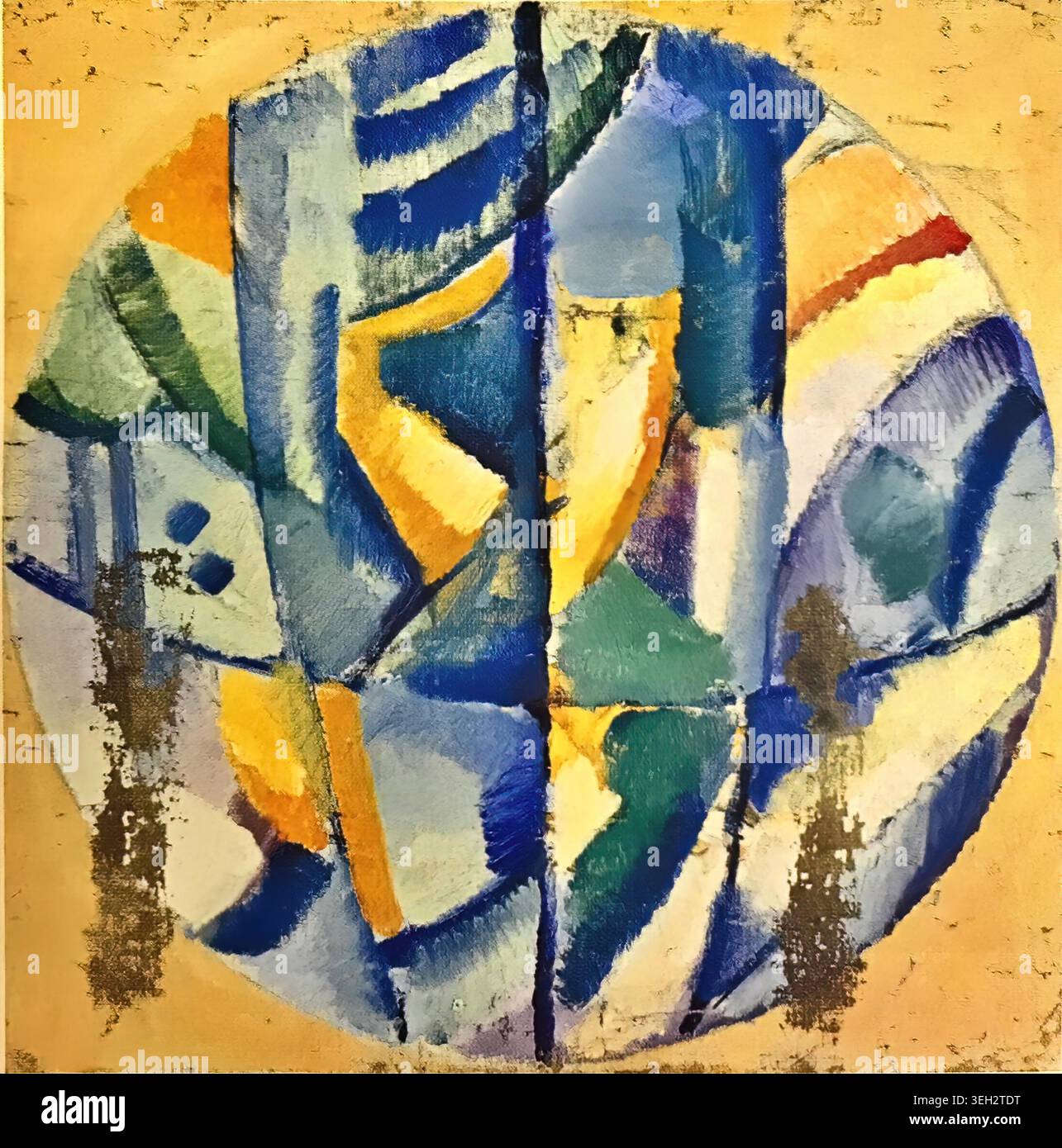 Colour Composition, c. 1914 by Olga Rozanova Stock Vector