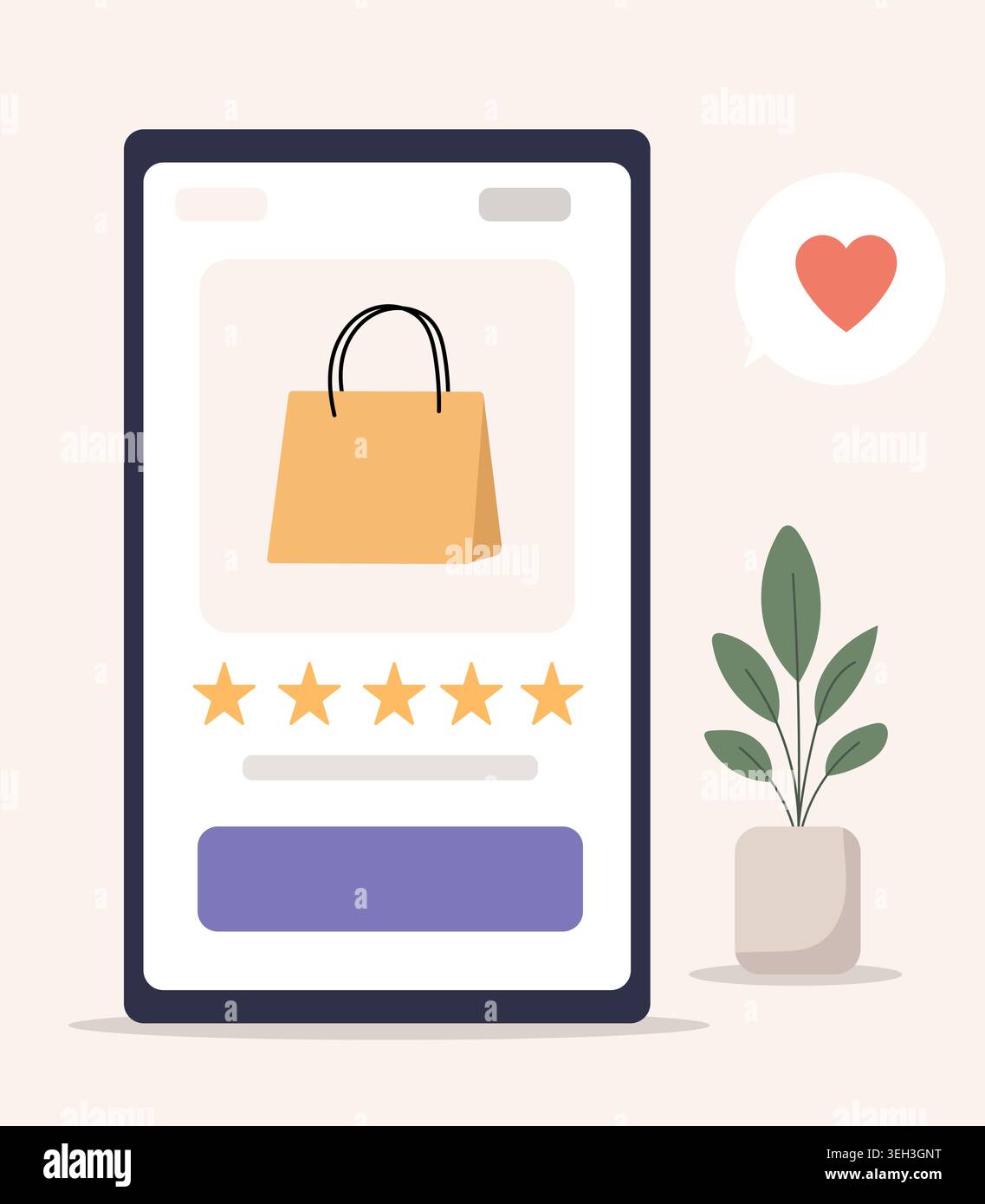 Online Shopping Concept – Tablet with E-commerce Interface. Stock Vector
