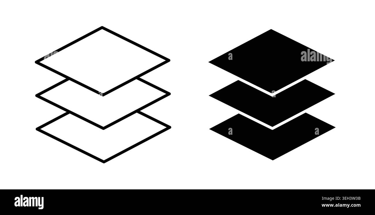 Layers icon symbol. Flat Vector illustration Stock Vector Image & Art ...