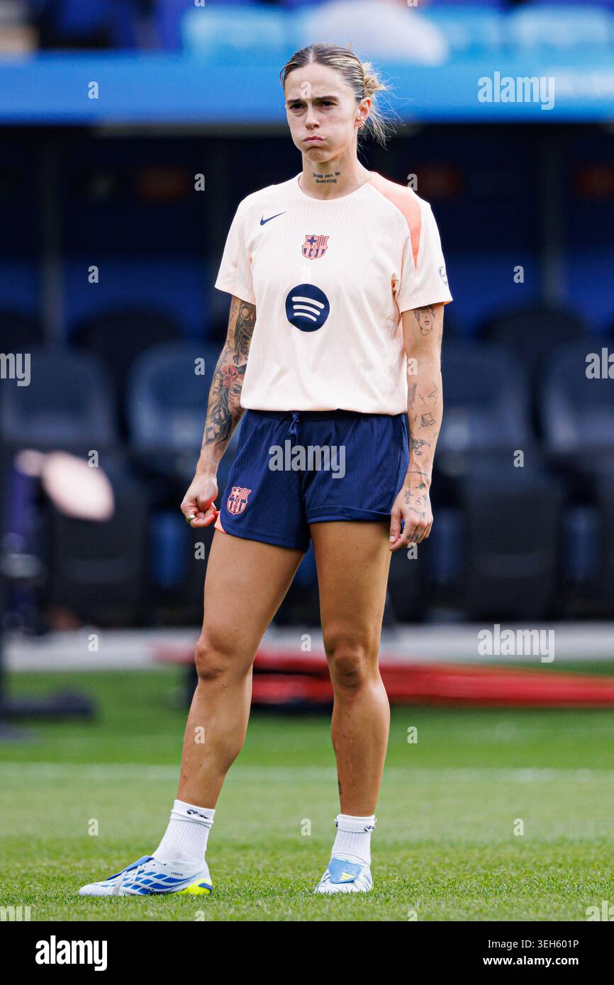 Maria Mapi Pilar Leon Cebrian seen during the FC Barcelona Femeni ...