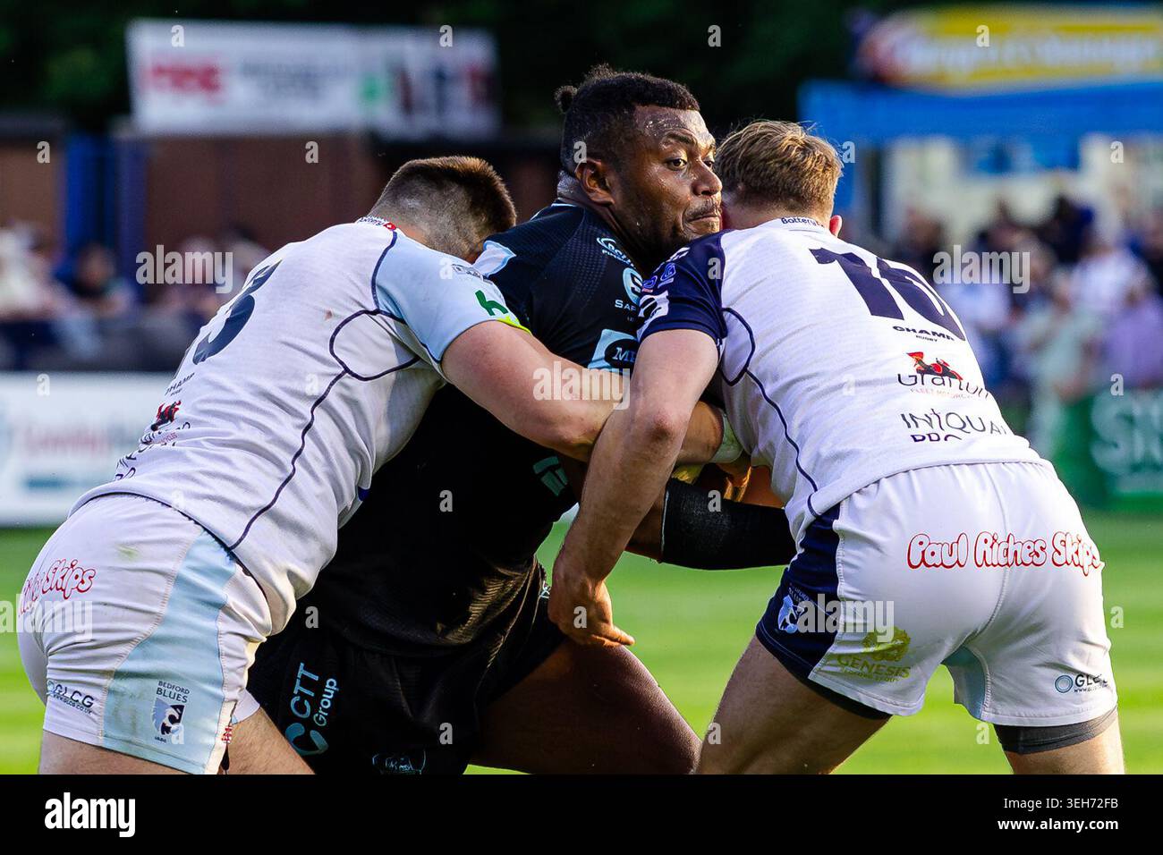Bedford, England, 22 May 2026 Api Bavadra of Coventry Rugby is double ...