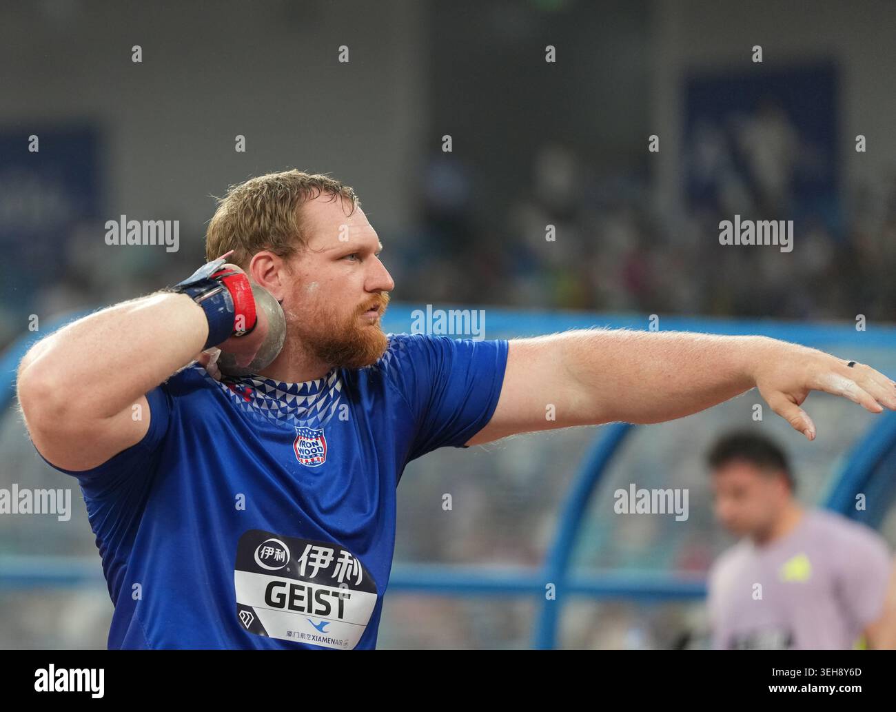 (260523) -- XIAMEN, May 23, 2026 (Xinhua) -- Jordan Geist of the United ...