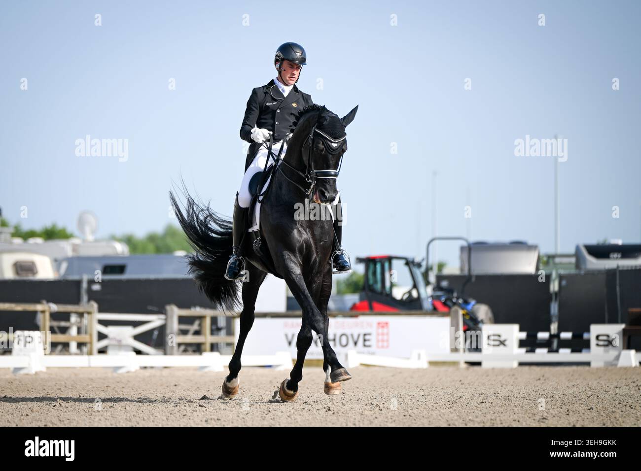 Justin Rider Do Belgian rider Justin Verboomen and his horse Zonik Plus pictured during ...