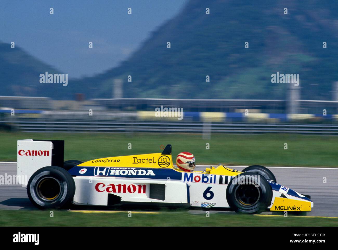 Nelson piquet williams honda formula hi-res stock photography and