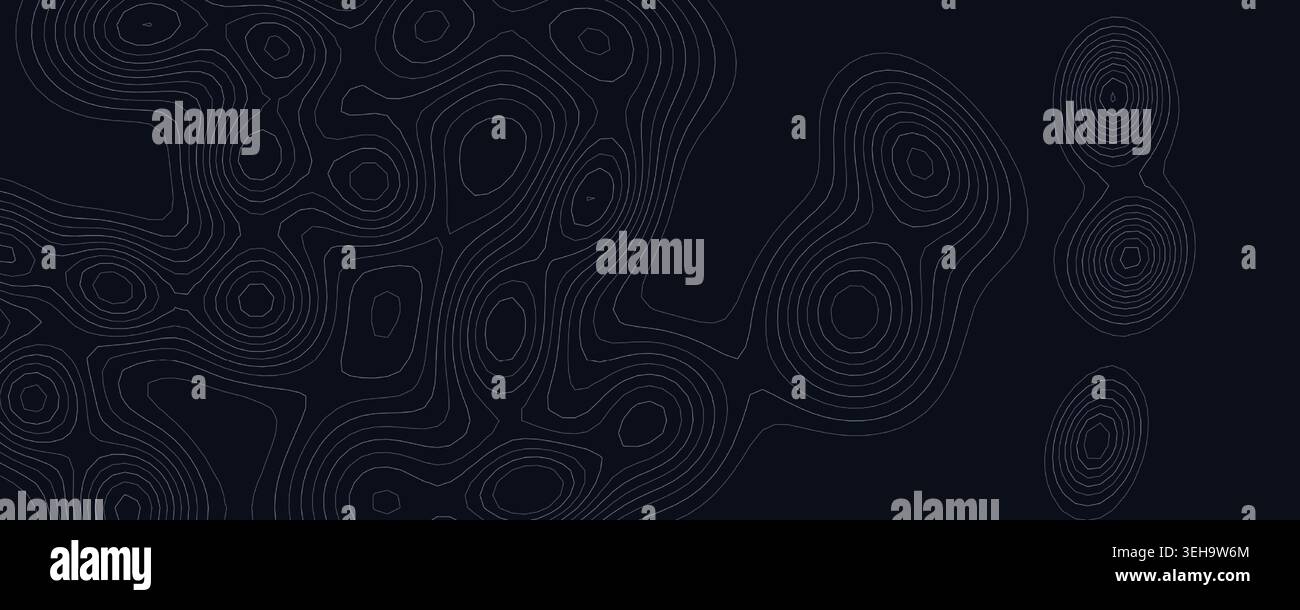Topography Map Wave Line Territory Relief Pattern, Topology Contour ...