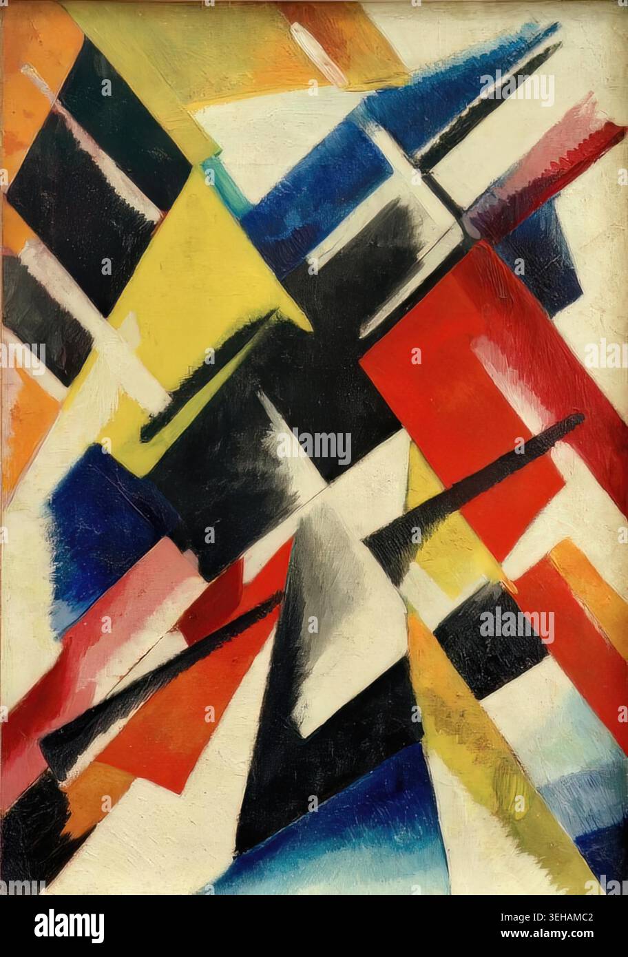 Alexandra Exter, Composition, 1918 Stock Vector
