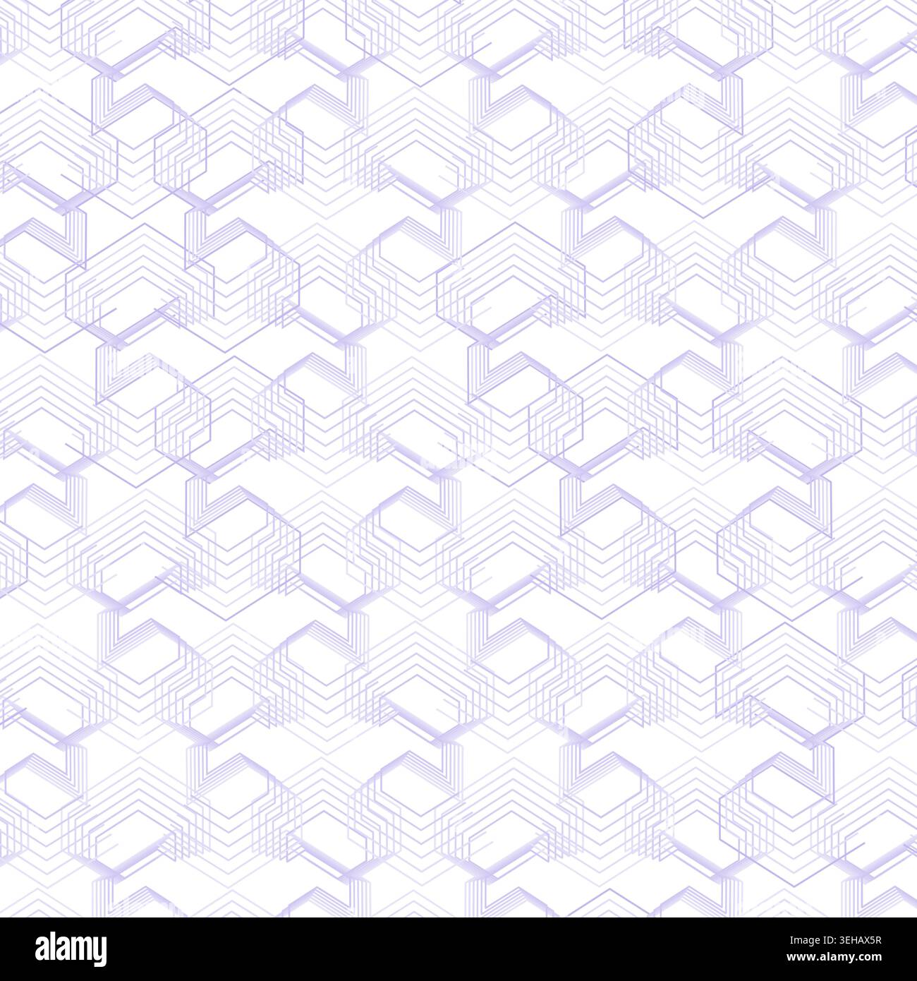 Clean geometric labyrinth background with repeated angular maze lines and subtle layered spacing Stock Vector