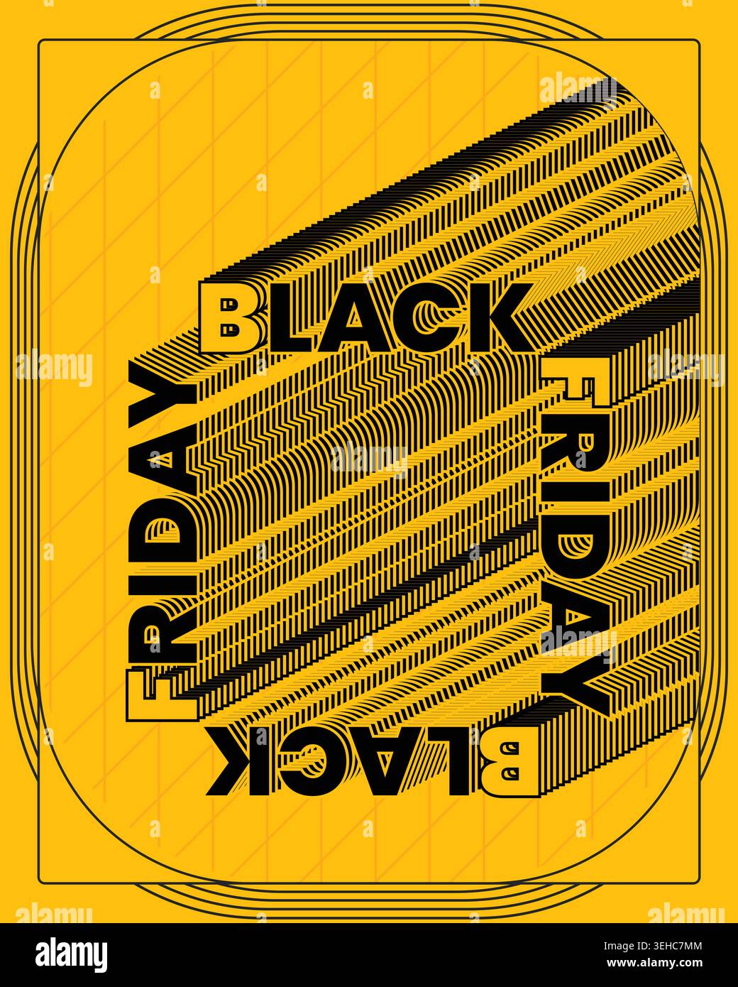Black Friday Sale Poster Target Inspired Background Stock Vector