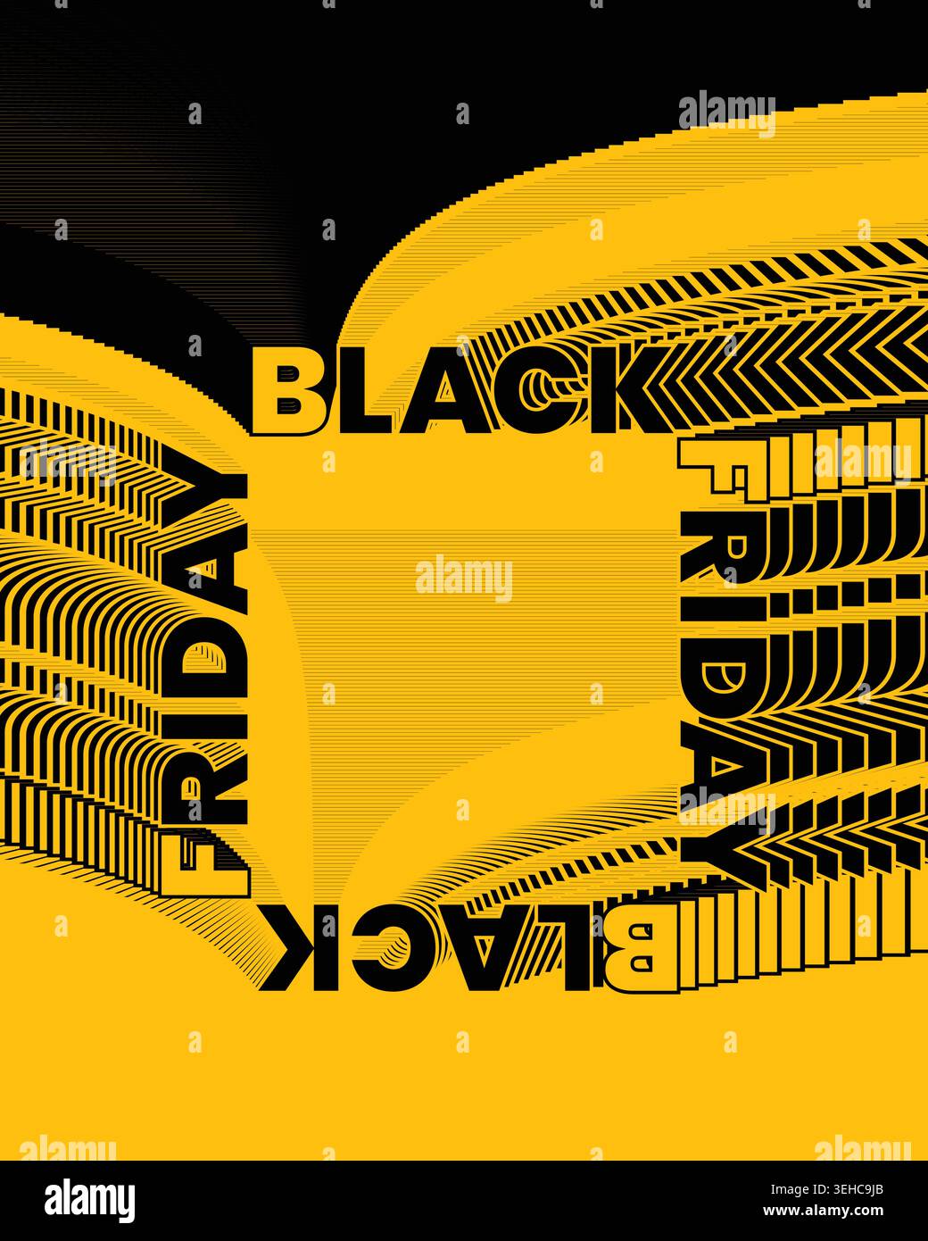 Creative Black Friday Poster Highlight Banner Stock Vector