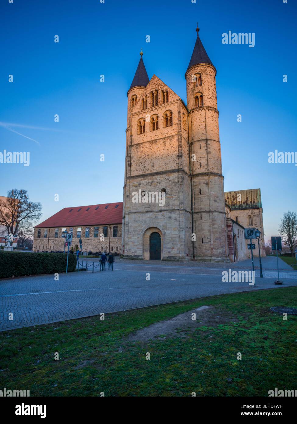 Monastery of Our Lady, Magdeburg, Saxony-Anhalt, Eastern Germany, Central Germany, Germany, Europe Stock Photo