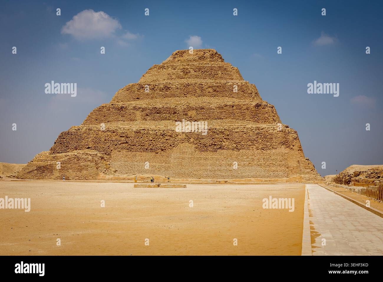 The pyramid of Djoser (Step Pyramid of Djoser, Step Pyramid of Horus ...