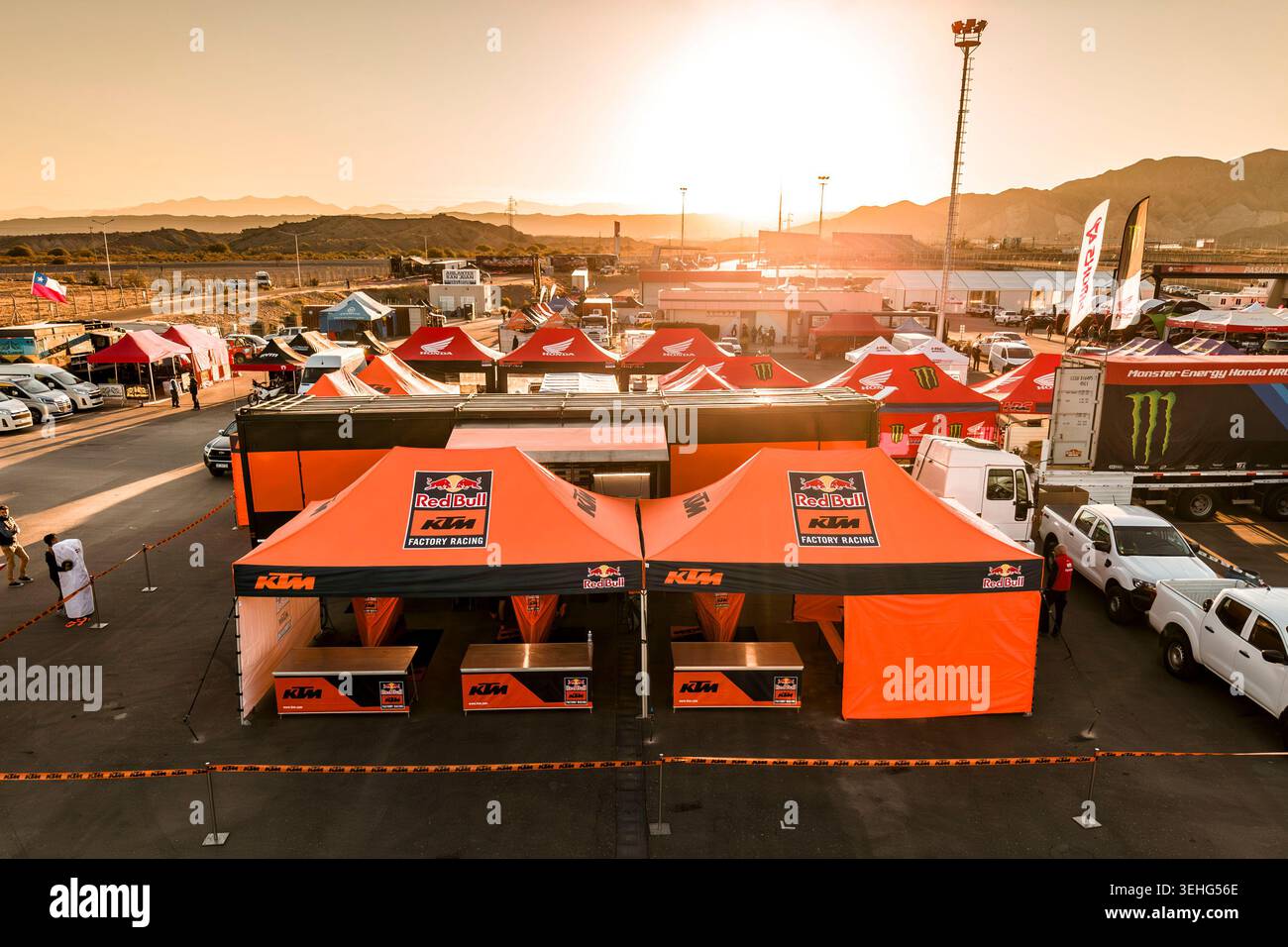 Illustration, Bivouac during the Private Test of the Desafio Ruta 40 ...