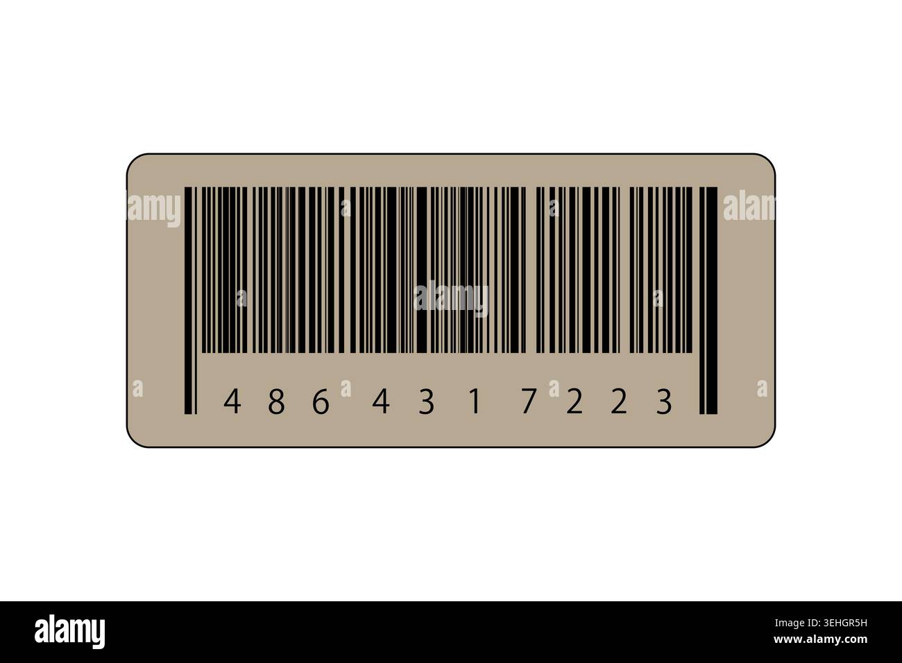 Barcode barcode identification number product scanning . Vertical stripes resembling. Code stripes sticker. Barcode labels, customers qr code Stock Vector