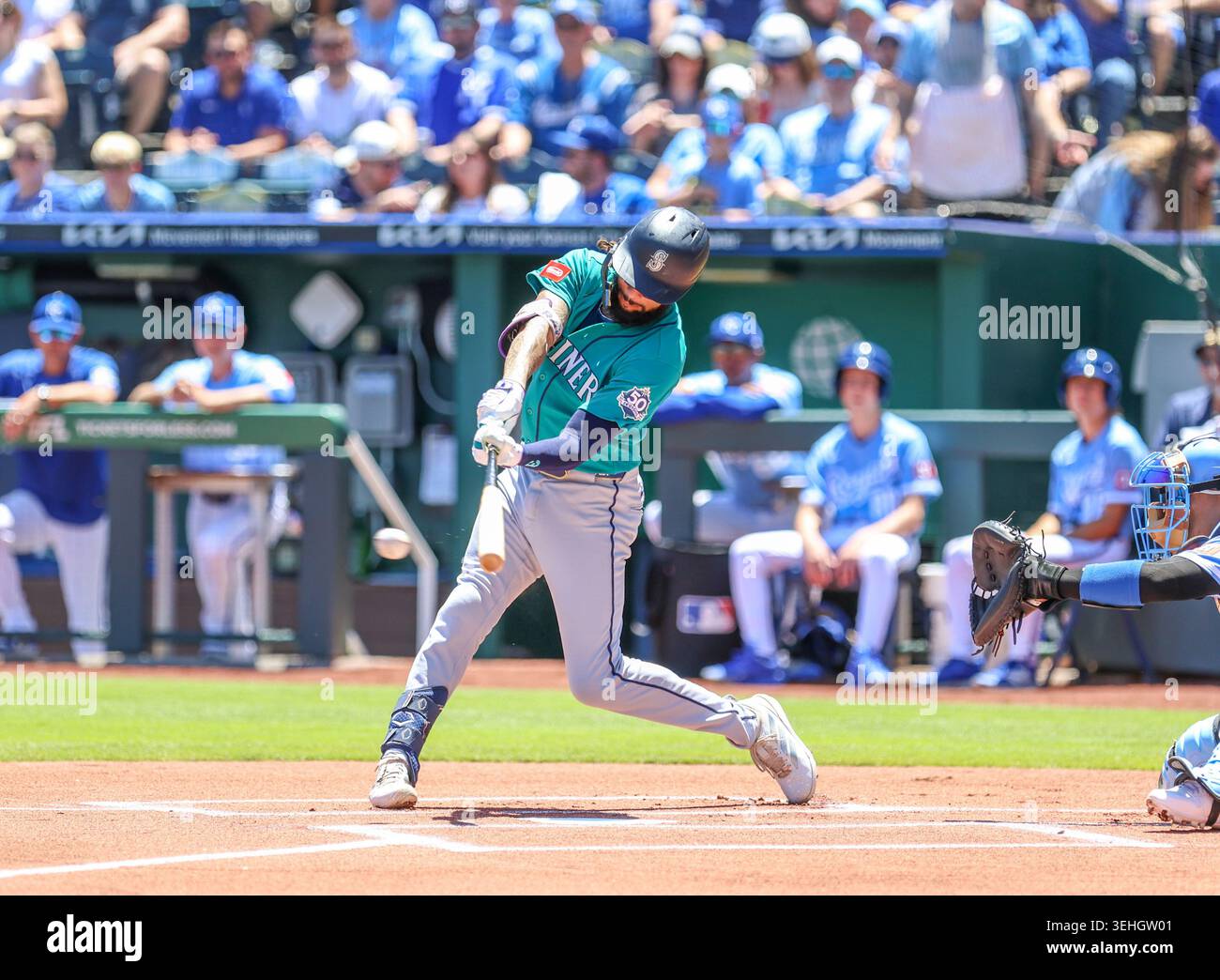 MAY 24, 2026: Seattle Mariners shortstop J.P. Crawford (3) at bat in ...
