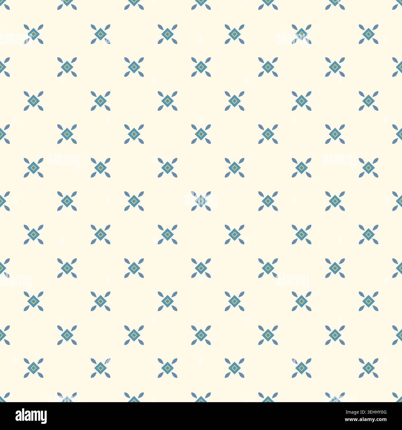 Minimalist Delicate Diamond Cream Wallpaper Pattern Stock Vector
