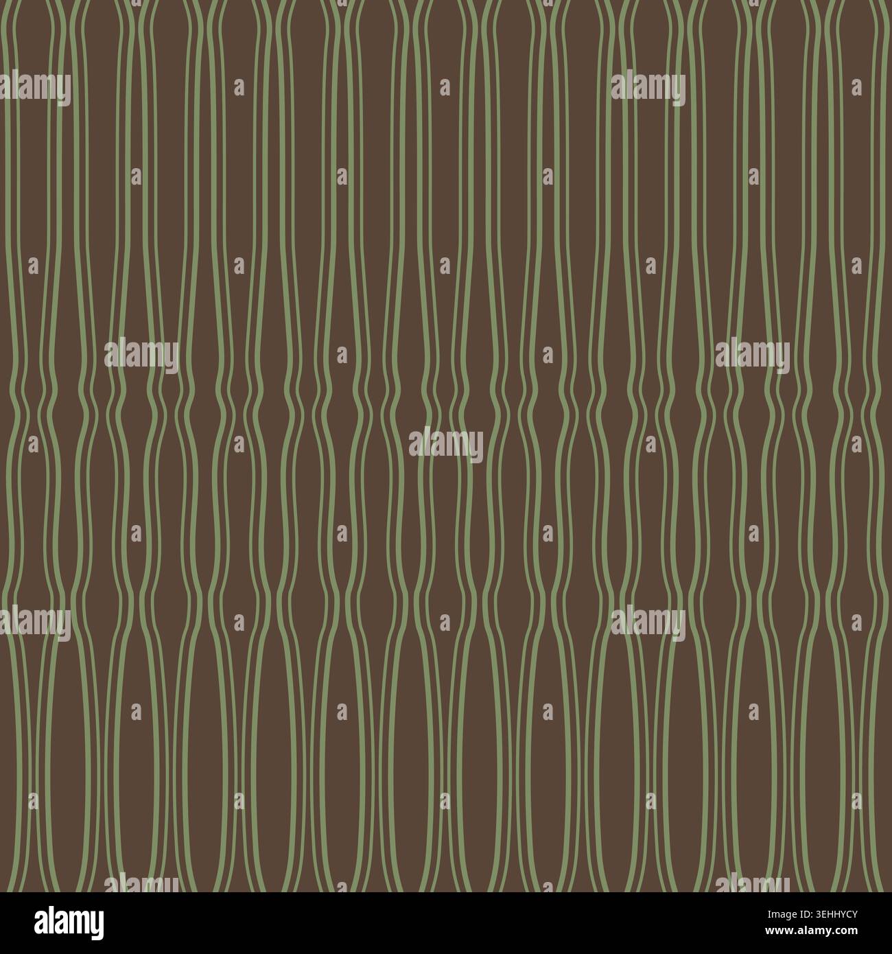 Minimalist Abstract Wavy Stripe Earthy Pattern Stock Vector