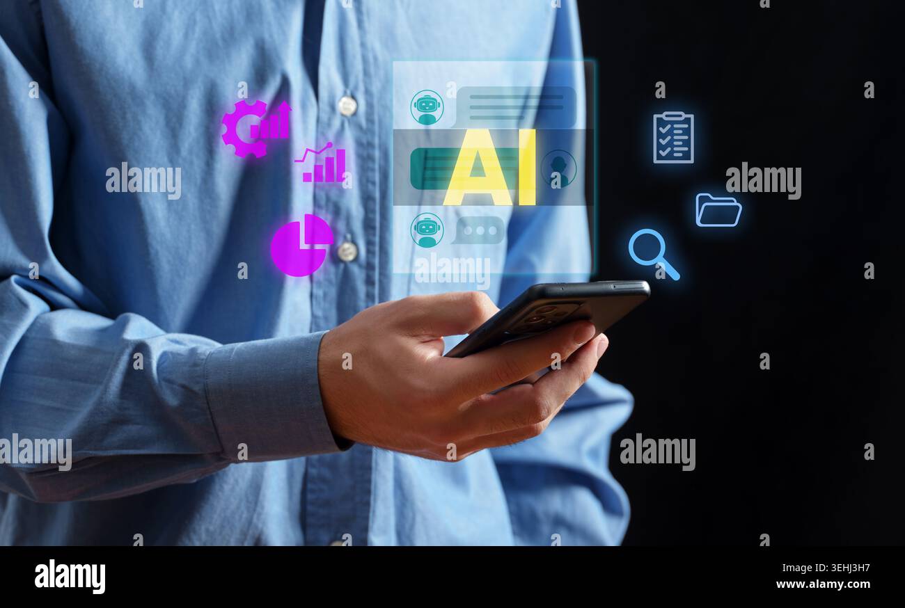 Data analysis technology artificial intelligence hi-res stock ...