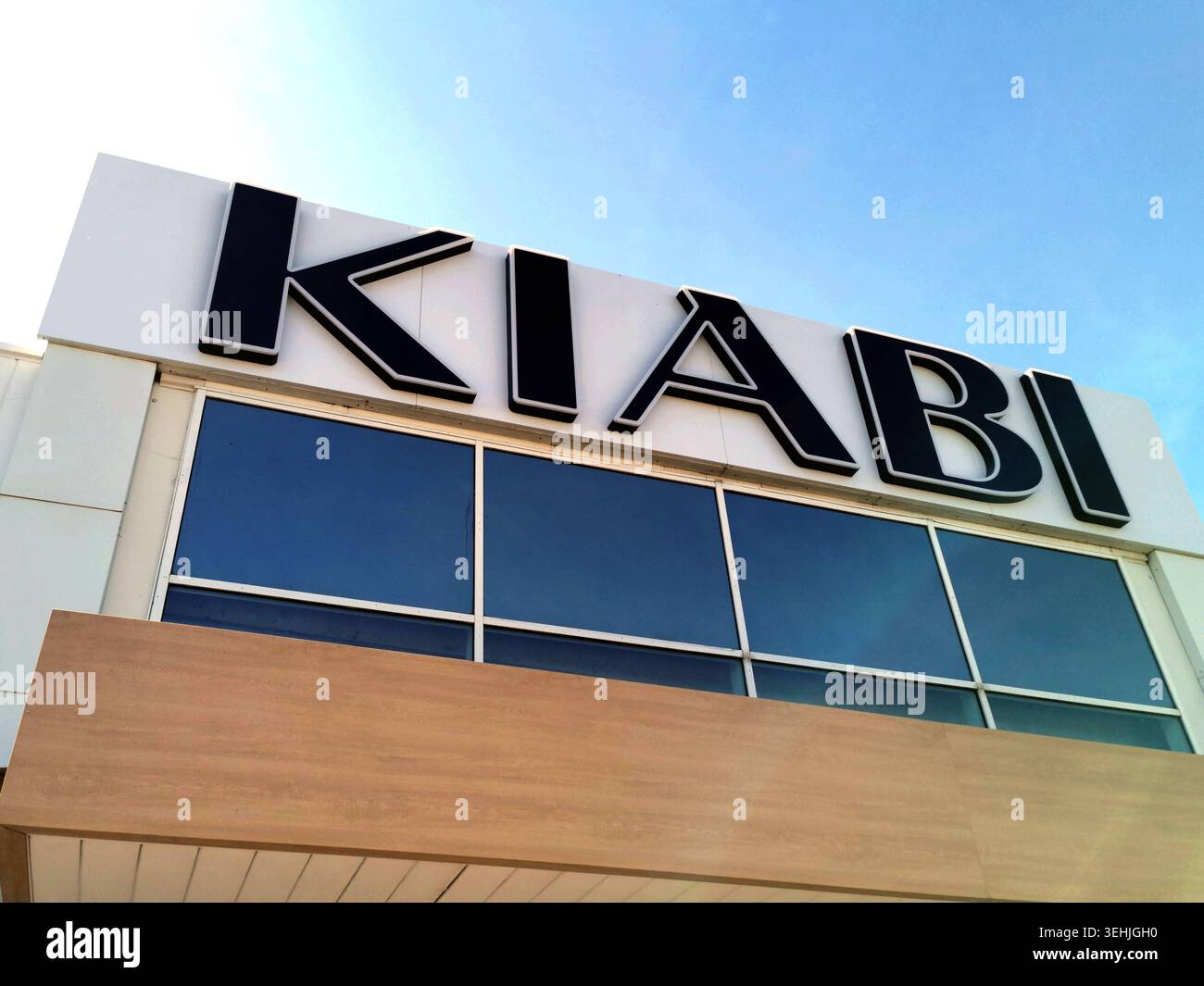 Kiabi store sign. Store sign Bsip 016949 058 Stock Photo - Alamy