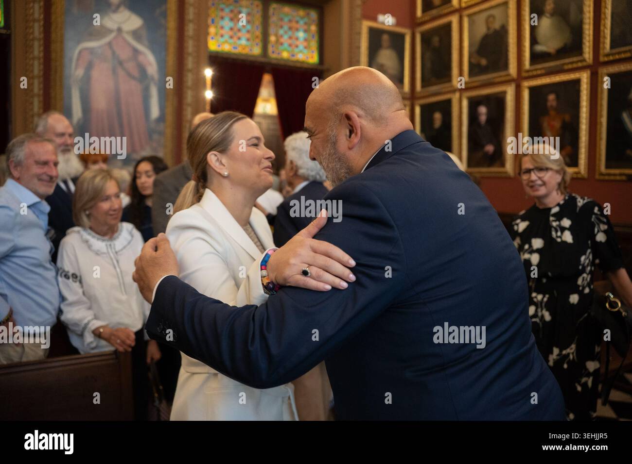 The mayor of Palma de Mallorca, Jaime Martínez Llabrés, accompanied by ...