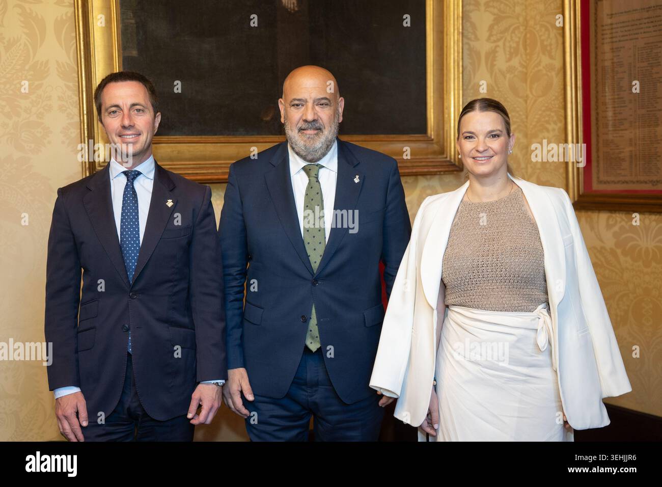 The mayor of Palma de Mallorca, Jaime Martínez Llabrés, accompanied by ...