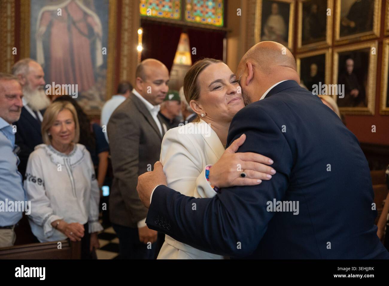 The mayor of Palma de Mallorca, Jaime Martínez Llabrés, accompanied by ...