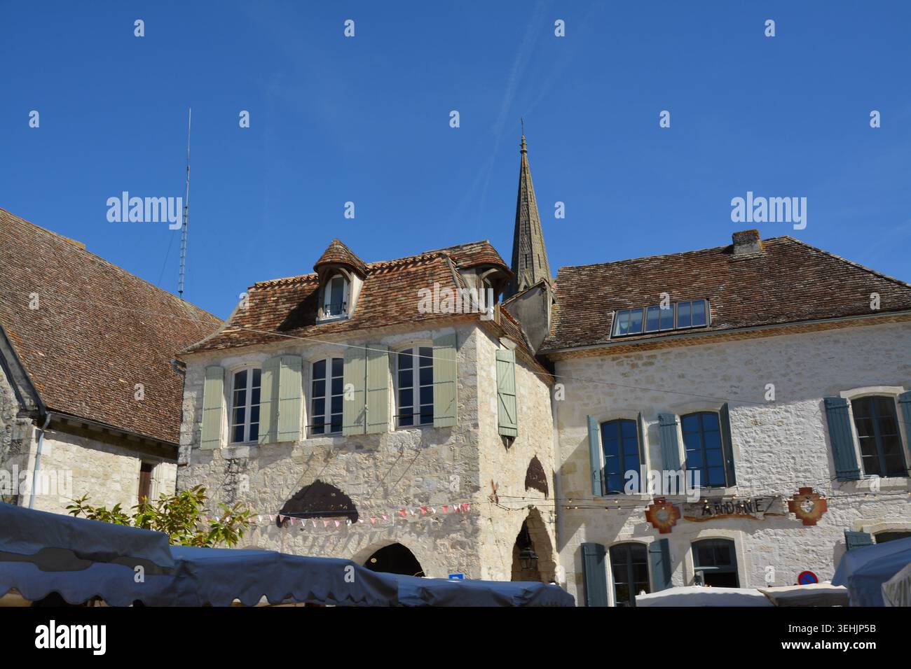 Historic Eymet, Perigord region, south western France. May 21st,2026 ...