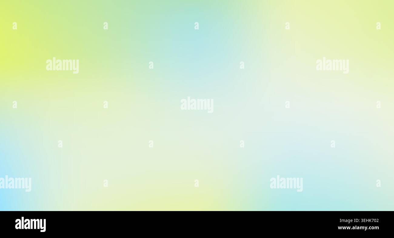 Soft, fresh gradient background with green an blue blending tones Stock Vector