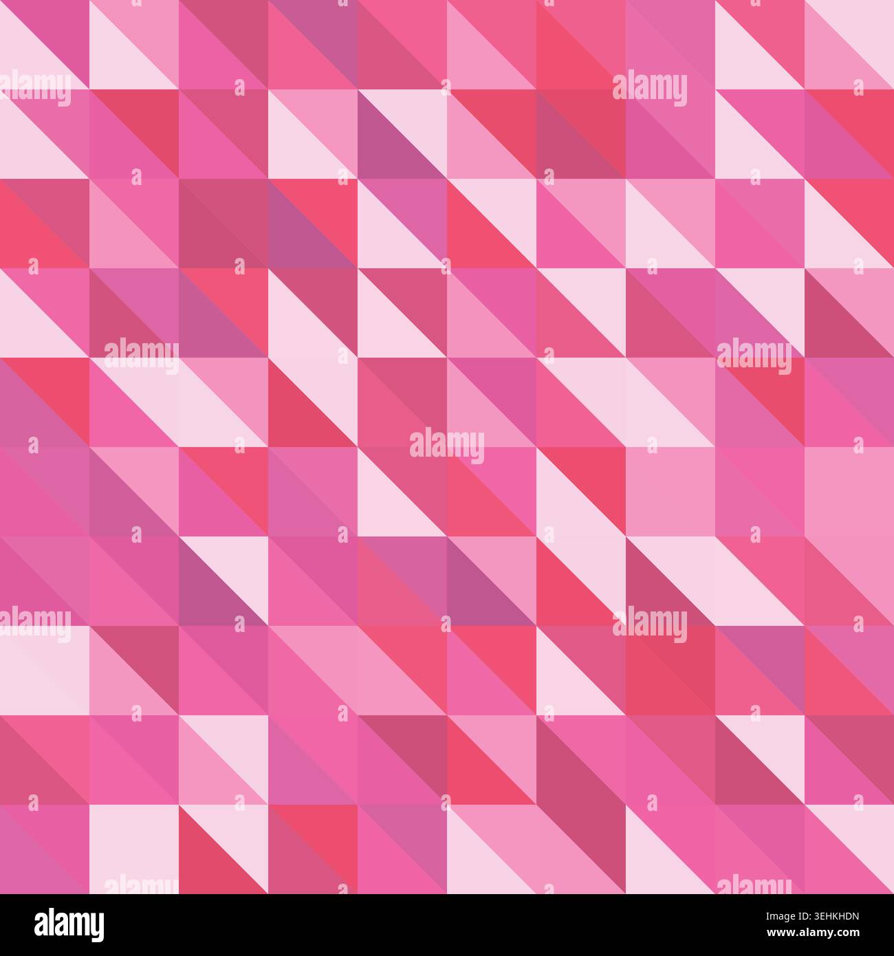 Geometric Mosaic Pattern Digital Art Design Stock Vector