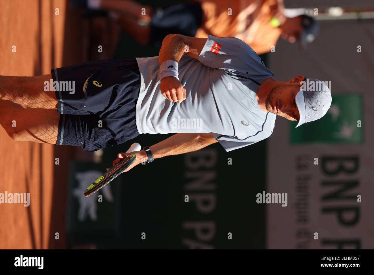 Collignon Roland Garros Belgian Raphael Collignon and pictured before a first round match in ...