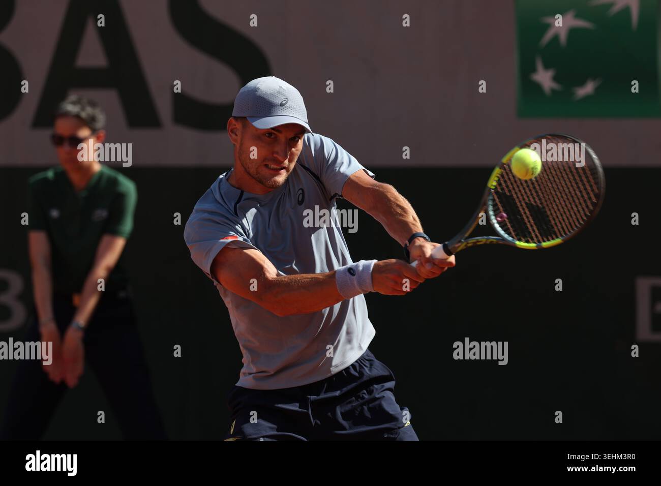 Collignon Roland Garros Belgian Raphael Collignon and pictured in action during a first round ...
