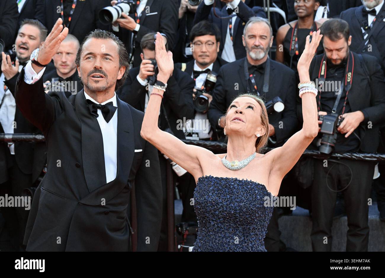 Chopard Vice President and Chief Designer Caroline Scheufele (right ...