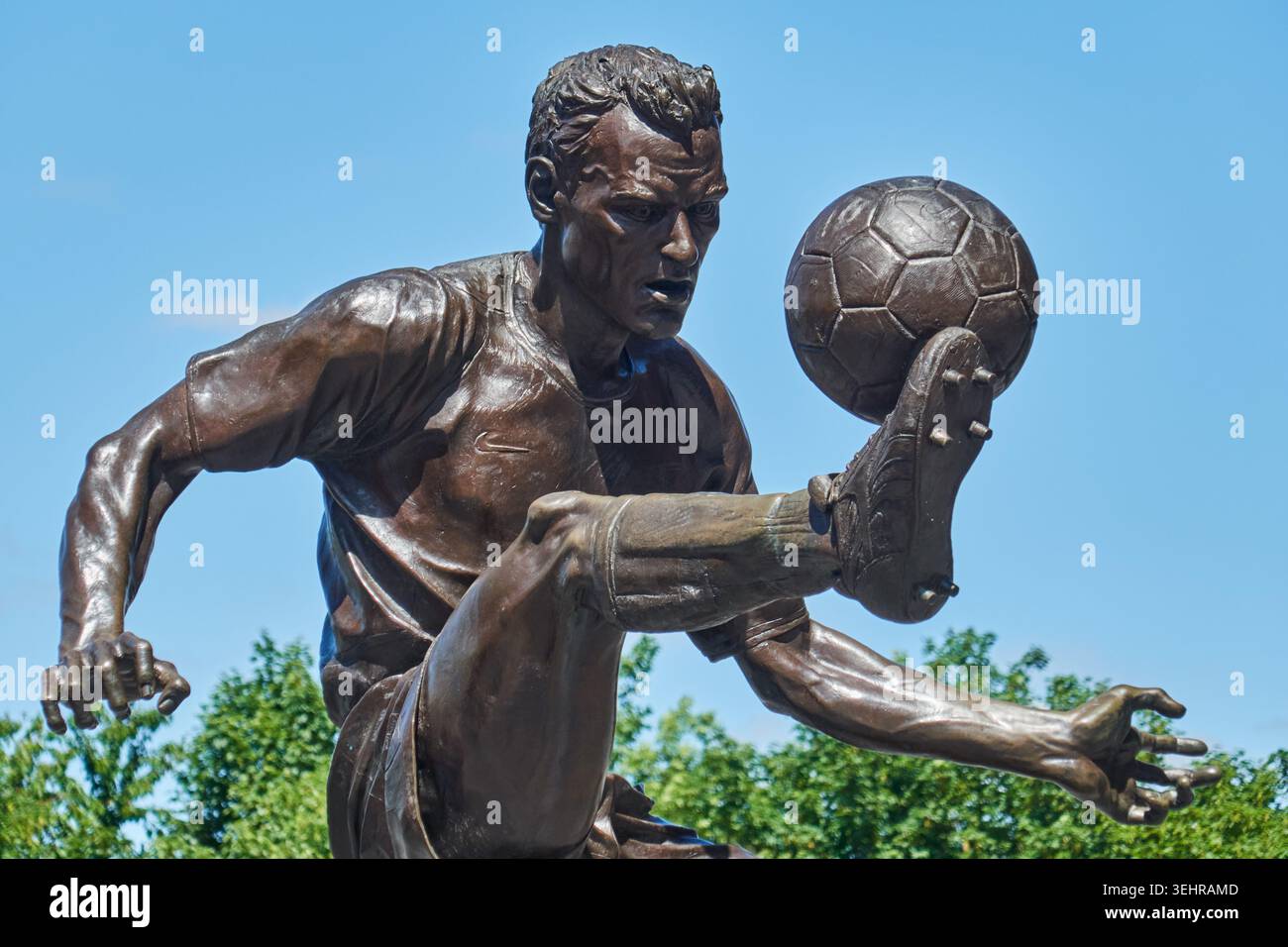 Football celebrating dennis bergkamp hi-res stock photography and