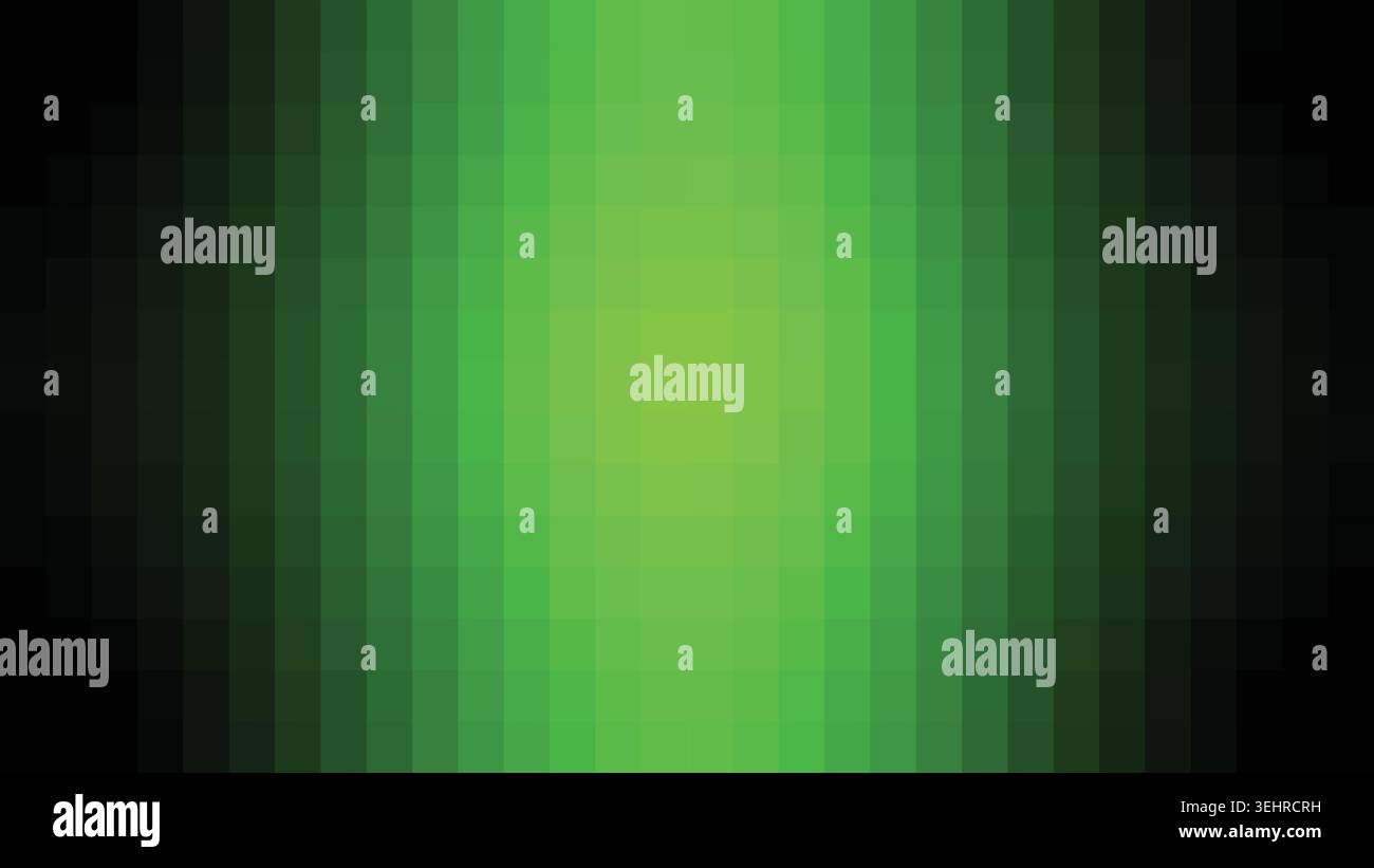 Abstract neon green light beam pixelated background texture Stock Vector