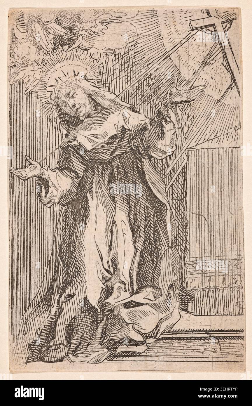 Saint Catherine of Siena Receiving the Stigmata by Francesco Vanni, c ...
