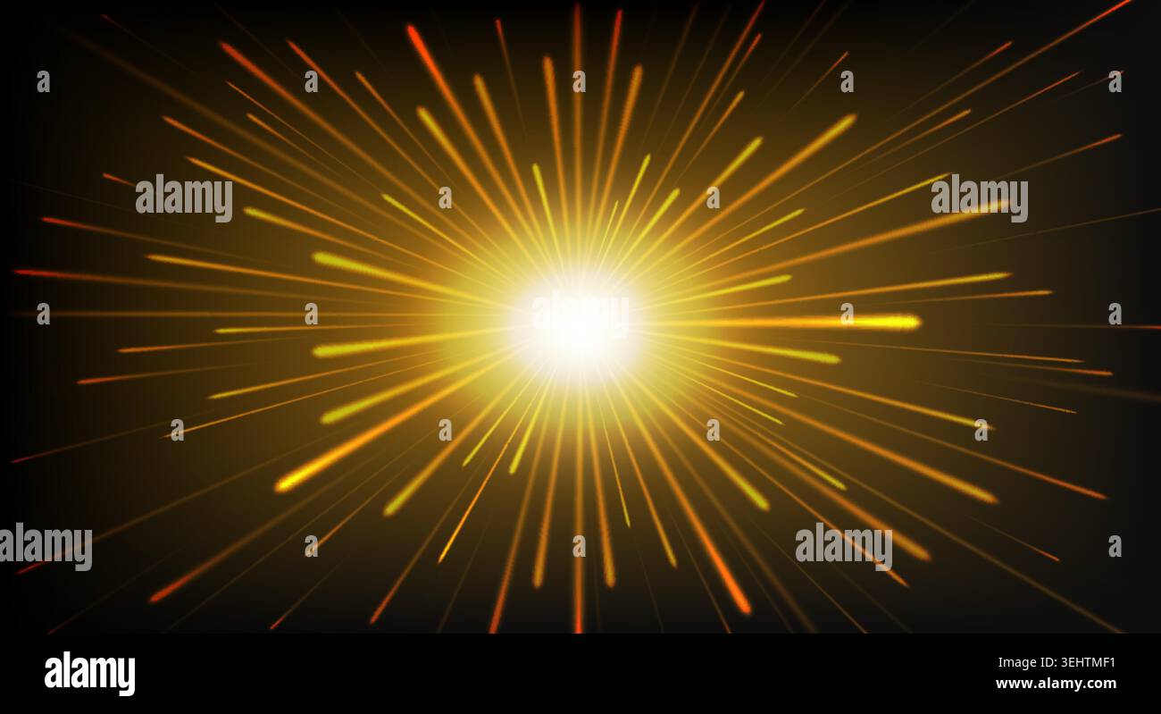 Star explosion burst Stock Vector