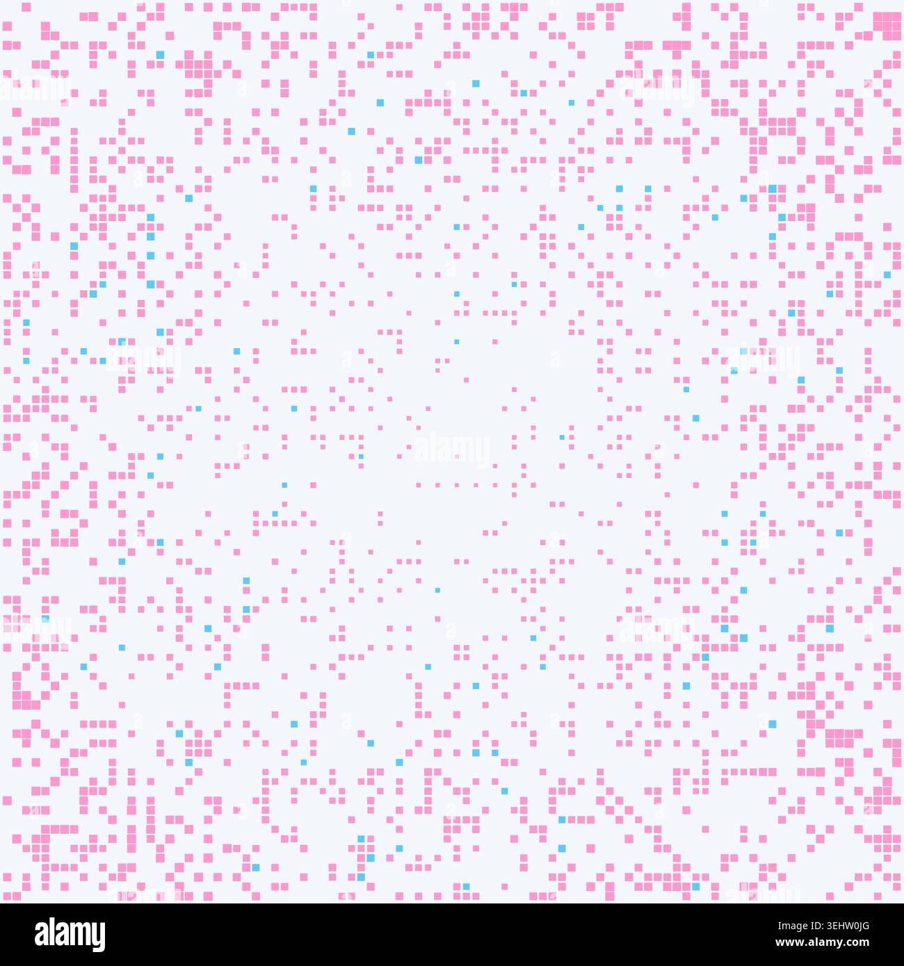 Abstract pixel pattern inspired by fintech and business technology Stock Vector