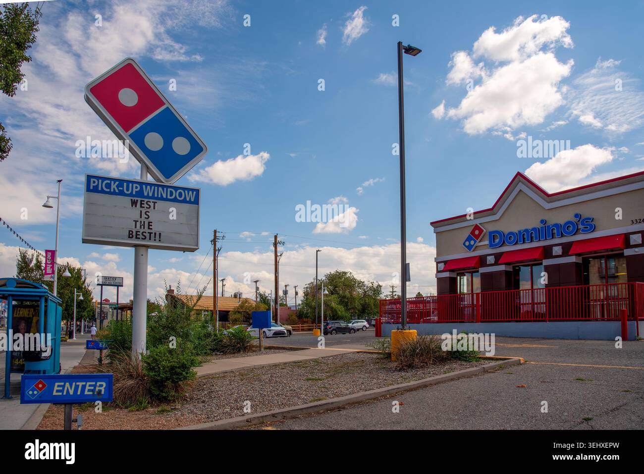 Dominos pizza signs hi-res stock photography and images - Alamy
