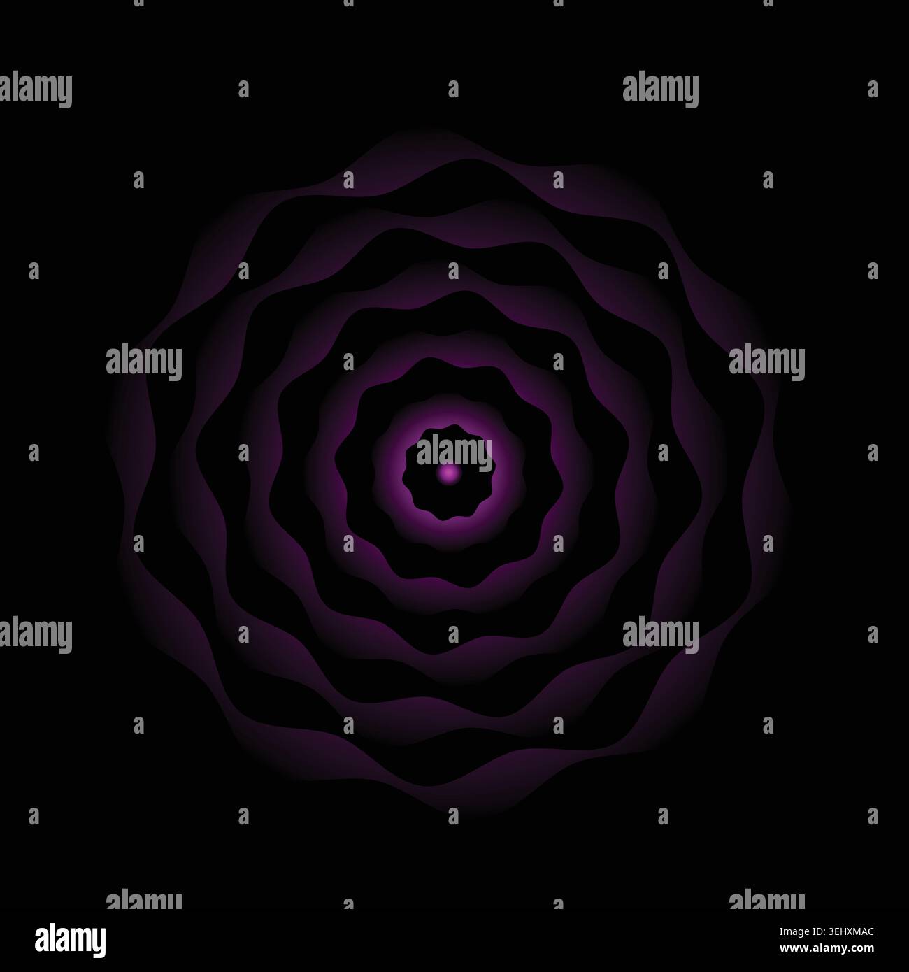 Purple abstract spiral pattern design Stock Vector