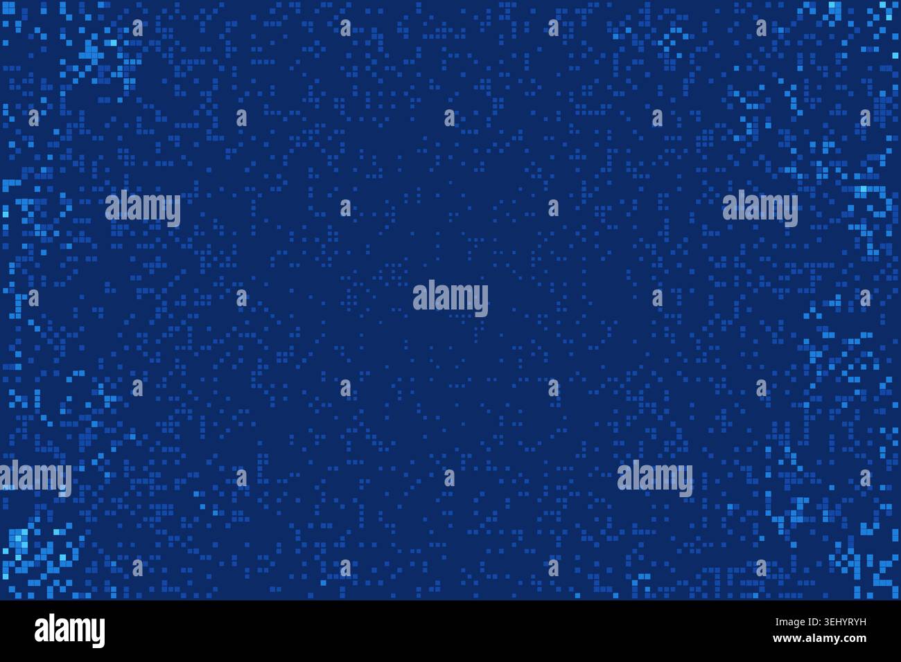 Abstract pixel pattern inspired by fintech and business technology Stock Vector