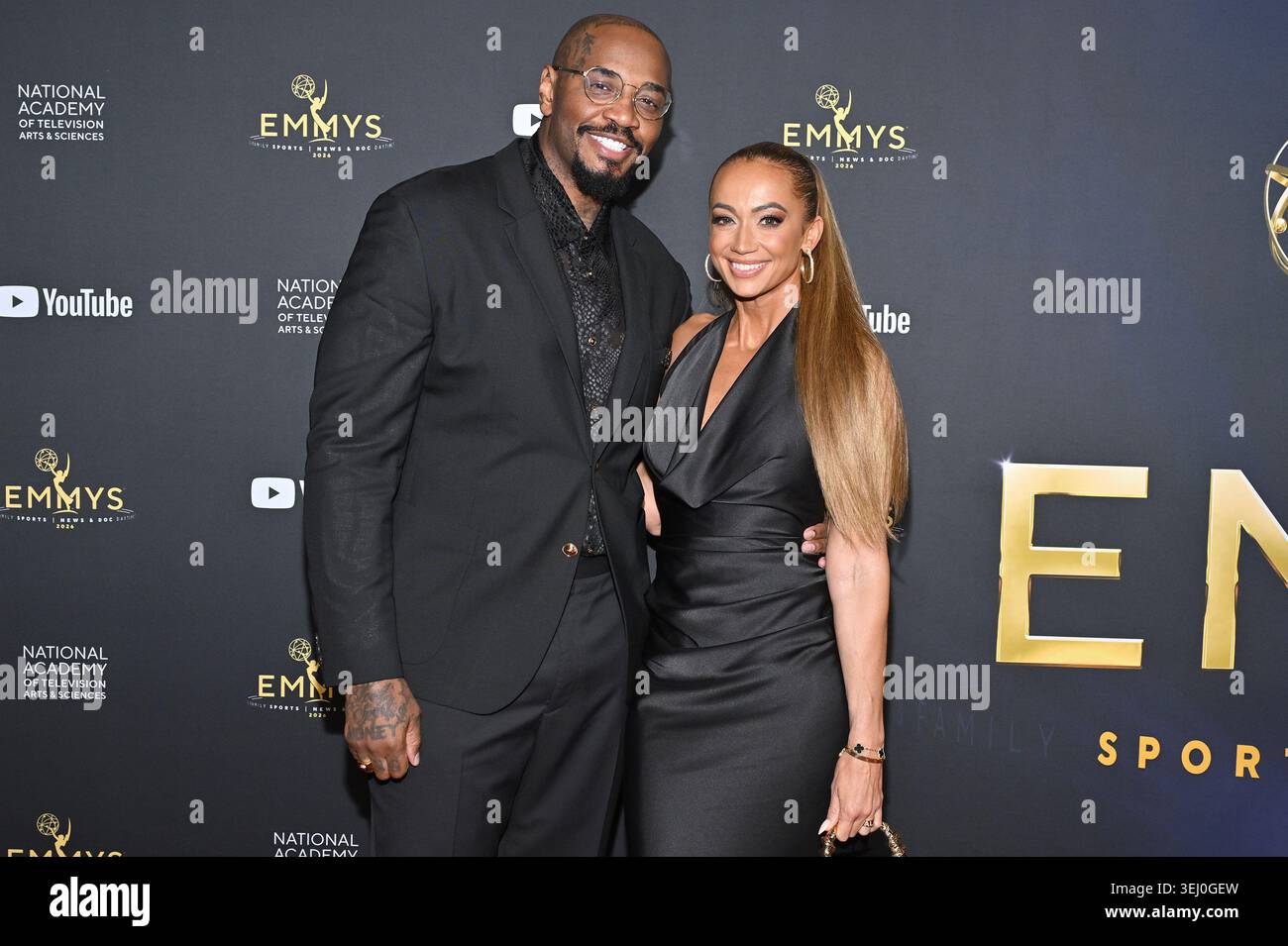Kate Scott Model (L-R) Malik Scott and Kate Scott attend the 47th Annual Sports Emmy ...