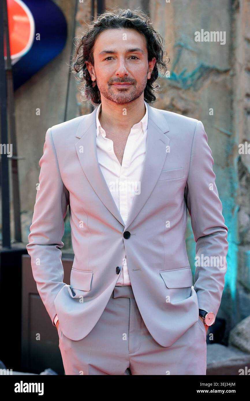 Alex Zane arriving for the UK premiere of Masters of the Universe, at ...