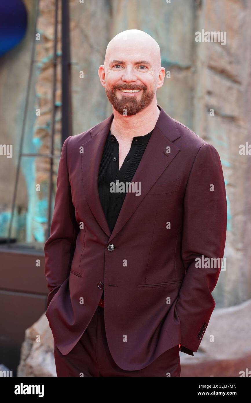 Chris Butler arrives for the UK premiere of Masters of the Universe, at ...