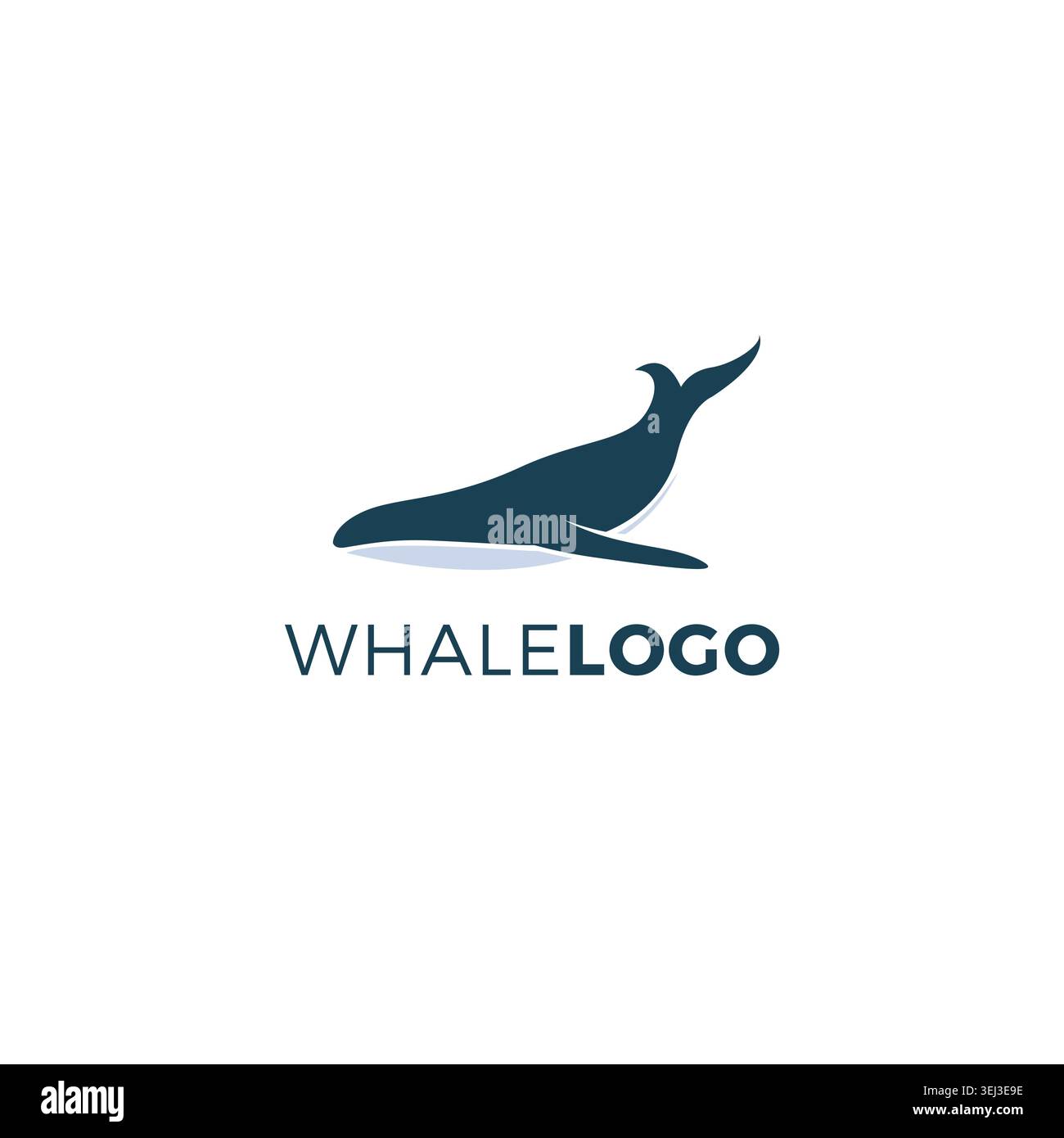 Whale Logo Vector Illustration. Whale Icon Stock Vector