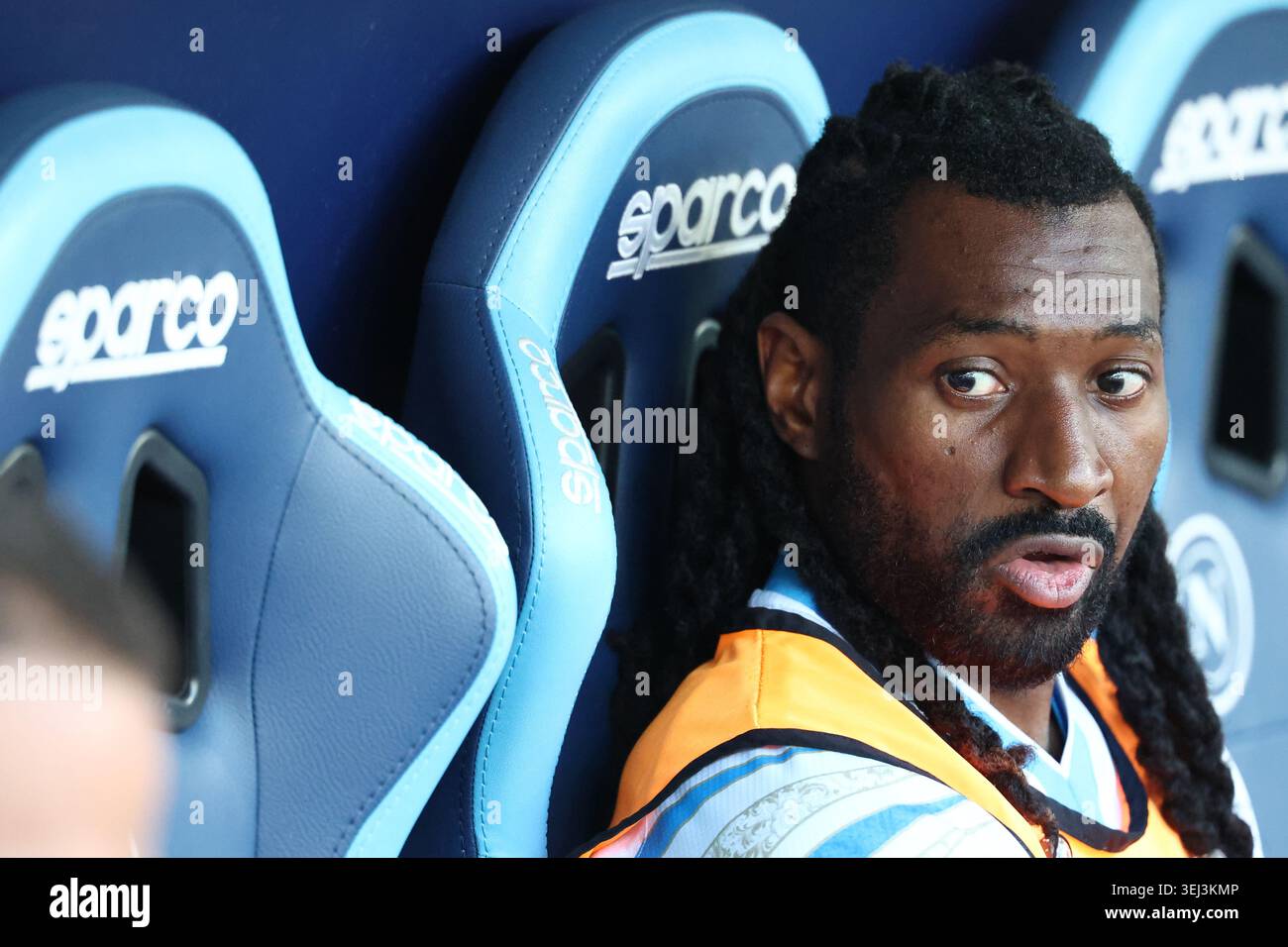 Andre Frank Zambo Anguissa of SSC Napoli prior to the Serie A 2025/2026 football match between SSC Napoli and Udinese Calcio at Diego Armando Maradona stadium in Naples (Italy), May 24th, 2026. Stock Photo