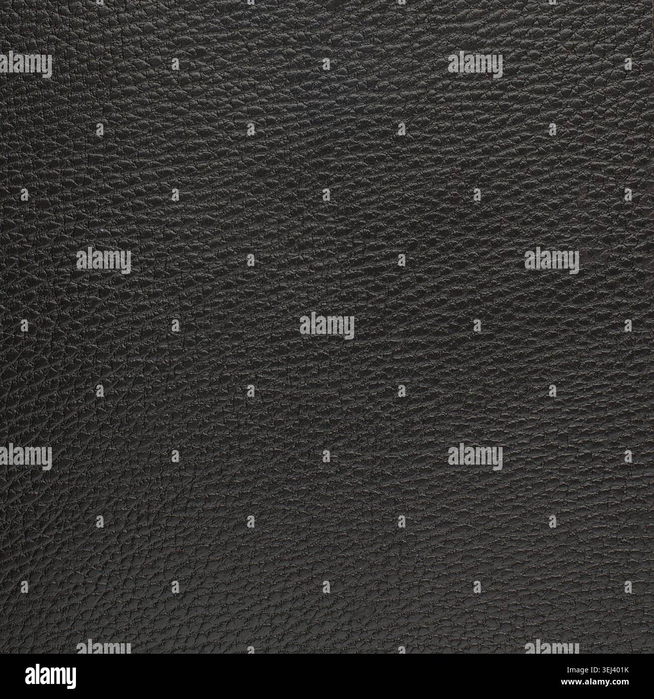 Natural qualitative black leather texture. Close up Stock Photo