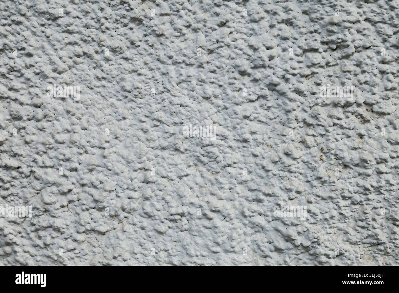 Rough Grey Textured Stucco Wall Surface Stock Photo